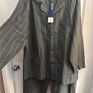 New Stafford Striped Pajama Set  Sz 2XL